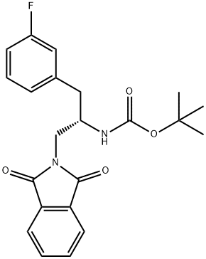 1,1-二甲基乙基[(1S)-2-(1,3-二氧代-1,3-二氢-2H-异吲哚-2-基)-1-[(3-氟苯基)甲基]乙基]氨基甲酸酯