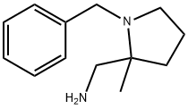 (1-benzyl-2-methylpyrrolidin-2-yl)methanamine Structure