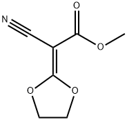 methyl 2-cyano-2-(1,3-dioxolan-2-ylidene)acetate Structure
