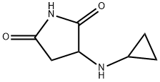 3-(cyclopropylamino)pyrrolidine-2,5-dione Structure