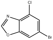 6-bromo-4-chloro-1,3-benzoxazole Structure