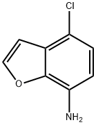 4-chloro-1-benzofuran-7-amine Structure