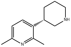 (S)-2,6-dimethyl-3-(piperidin-3-yl)pyridine Structure