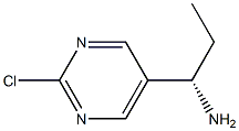 (S)-1-(2-chloropyrimidin-5-yl)propan-1-amine Structure