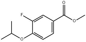 methyl 3-fluoro-4-isopropoxybenzoate Structure