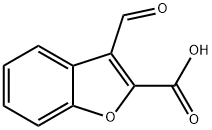 3-formyl-1-benzofuran-2-carboxylic acid Structure