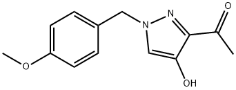 1-(4-hydroxy-1-(4-methoxybenzyl)-1h-pyrazol-3-yl)ethanone Structure
