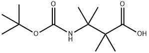 3-{[(tert-butoxy)carbonyl]amino}-2,2,3-trimethylbutanoic acid Structure