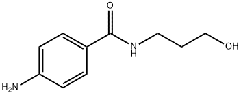 4-amino-N-(3-hydroxypropyl)benzamide Structure