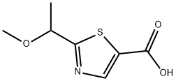 2-(1-methoxyethyl)-1,3-thiazole-5-carboxylic acid Structure