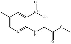 methyl 2-[(5-methyl-3-nitropyridin-2-yl)amino]acetate Structure