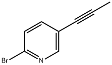 2-bromo-5-(prop-1-yn-1-yl)pyridine Structure