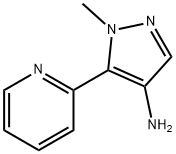 1-methyl-5-(pyridin-2-yl)-1H-pyrazol-4-amine Structure