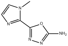 5-(1-methyl-1H-imidazol-2-yl)-1,3,4-oxadiazol-2-amine Structure