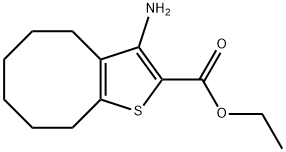 ethyl 3-amino-4,5,6,7,8,9-hexahydrocycloocta[b]thiophene-2-carboxylate Structure