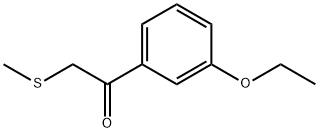 1-(3-ethoxyphenyl)-2-(methylsulfanyl)ethan-1-one Structure