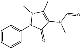 4-N-formyl-N-methylamino-1,5-dimethyl-2-phenyl-1,2-dihydro-3H-pyrazol-3-one Structure