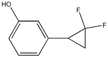 3-(2,2-difluorocyclopropyl)phenol Structure