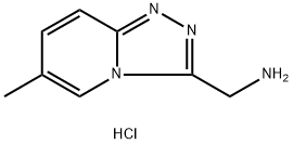 {6-methyl-[1,2,4]triazolo[4,3-a]pyridin-3-yl}methanamine dihydrochloride Structure
