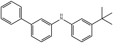 Biphenyl-3-yl-(3-tert-butyl-phenyl)-amine Structure