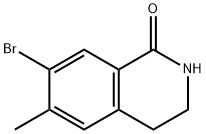 7-bromo-6-methyl-3,4-dihydroisoquinolin-1(2H)-one Structure