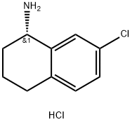 (1S)-7-CHLORO-1,2,3,4-TETRAHYDRONAPHTHYLAMINE HCL Structure