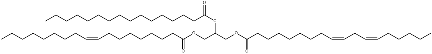 1-Oleoyl-2-Palmitoyl-3-Linoleoyl-rac-glycerol Structure