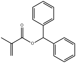 diphenylmethyl 2-methylprop-2-enoate Structure