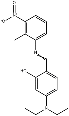 5-(diethylamino)-2-{[(2-methyl-3-nitrophenyl)imino]methyl}phenol Structure