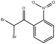 2,2-Dibromo-2'-nitroacetophenone Structure