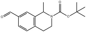 tert-butyl 7-formyl-1-methyl-3,4-dihydroisoquinoline-2(1H)-carboxylate Structure