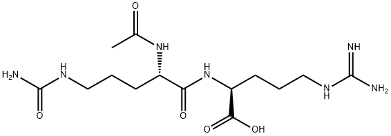 Acetyl-L-citrullyl-L-arginine Structure