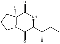 (3R,8aS)-3-(butan-2-yl)-hexahydropyrrolo[1,2-a]pyrazine-1,4-dione Structure