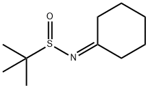 N-cyclohexylidene-2-methylpropane-2-sulfinamide Structure