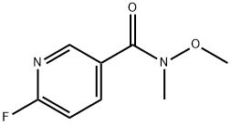 3-Pyridinecarboxamide, 6-fluoro-N-methoxy-N-methyl-