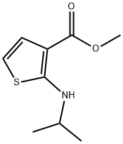 methyl 2-(isopropylamino)thiophene-3-carboxylate Structure