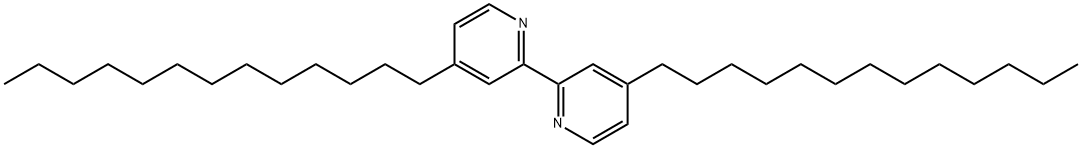 2,2'-Bipyridine, 4,4'-ditridecyl- Structure