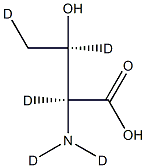L-Threonine-D5 Structure
