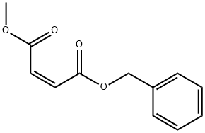 2-Butenedioic acid (2Z)-, 1-methyl 4-(phenylmethyl) ester Structure