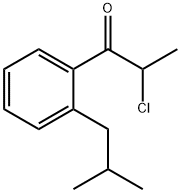 1-Propanone, 2-chloro-1-[2-(2-methylpropyl)phenyl]- Structure