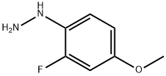 Hydrazine, (2-fluoro-4-methoxyphenyl)- Structure
