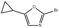 Oxazole, 2-bromo-5-cyclopropyl- Structure