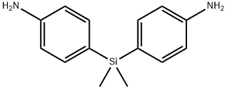 Benzenamine, 4,4'-(dimethylsilylene)bis- Structure