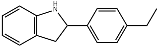 1H-Indole,2-(4-ethylphenyl)-2,3-dihydro-(9CI) Structure