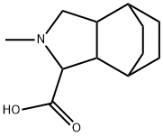 4,?7-?Ethano-?1H-?isoindole-?1-?carboxylic acid, octahydro-?2-?methyl- Structure