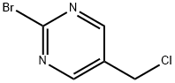 Pyrimidine, 2-bromo-5-(chloromethyl)- Structure
