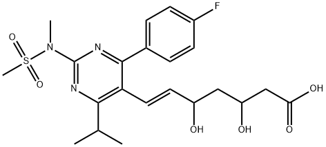 rac-Rosuvastatin Structure