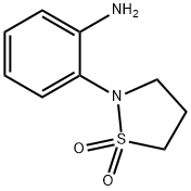 Benzenamine, 2-?(1,?1-?dioxido-?2-?isothiazolidinyl)?- Structure