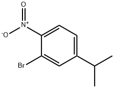 Benzene, 2-bromo-4-(1-methylethyl)-1-nitro- Structure