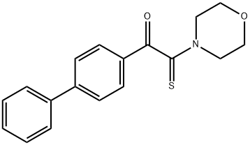 Ethanone, 1-[1,1'-biphenyl]-4-yl-2-(4-morpholinyl)-2-thioxo- Structure